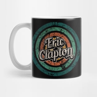 Eric Clapton // Retro Circle Crack Vintage Mug